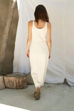 LA Relaxed New Arrivals Jacquard Pointelle Sundress