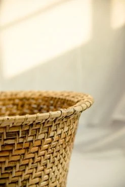 Amara Home Goods Lacing Flower Tub Basket