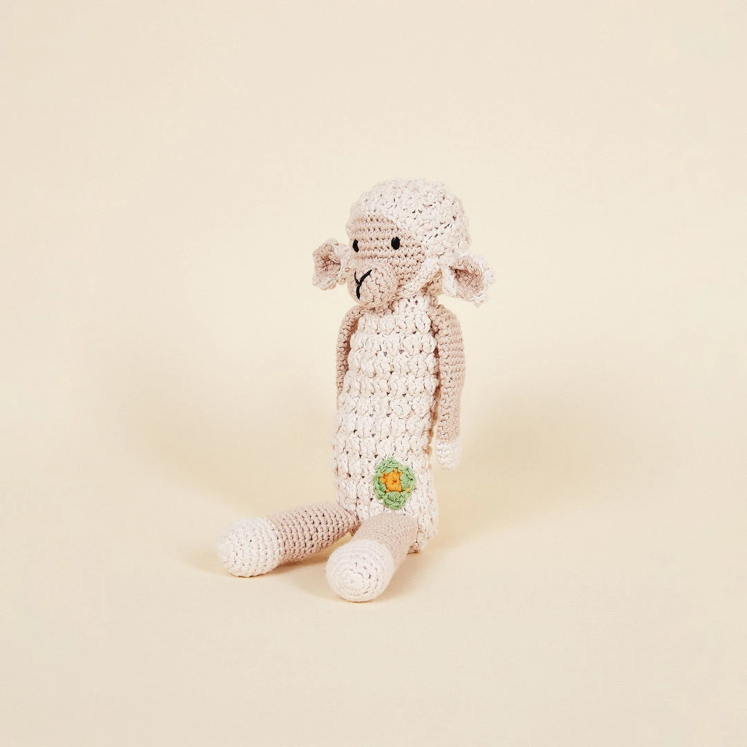 Pebble Lamb Rattle 3 Pebble Lamb Rattle