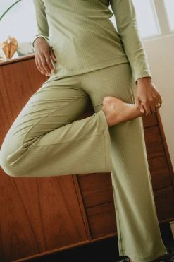 Mary Young Landry Ribbed Bamboo Pant