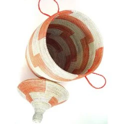 Mbare Large Patterned Hamper Basket 17 Mbare Large Patterned Hamper Basket