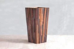Masaya & Co. Large Hardwood Geo Planter Home Goods