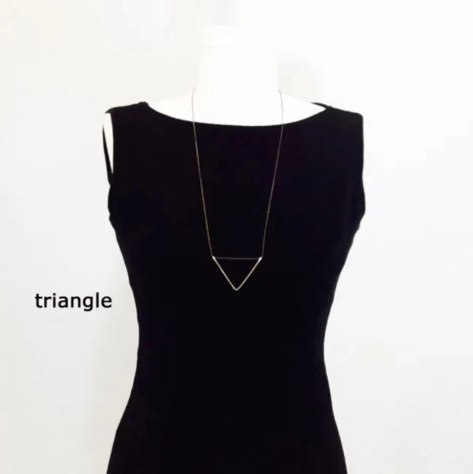 L.Greenwalt Jewelry Layering Shapes Necklace 7 L.Greenwalt Jewelry Layering Shapes Necklace