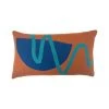 Leah Singh Blah Blah Squiggle Wool Lumbar Pillow Cover 1 Leah Singh Blah Blah Squiggle Wool Lumbar Pillow Cover
