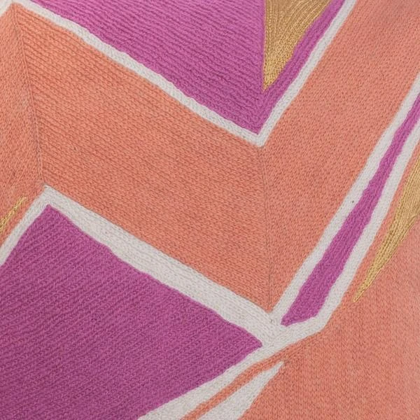 Leah Singh Home Goods Detroit Wool Throw Pillow Cover - Peach 5 Leah Singh Home Goods Detroit Wool Throw Pillow Cover - Peach