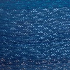 Leah Singh Eva Throw Pillow Cover - Indigo + Peach