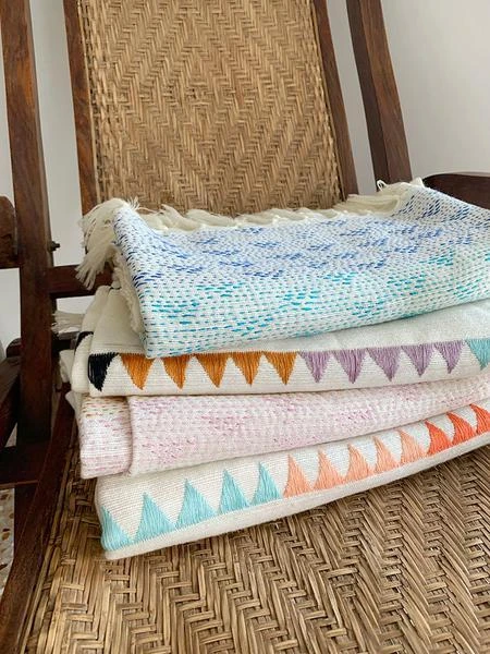 Leah Singh Eva Wool Throw Blanket - Rose Home Goods 5 Leah Singh Eva Wool Throw Blanket - Rose Home Goods