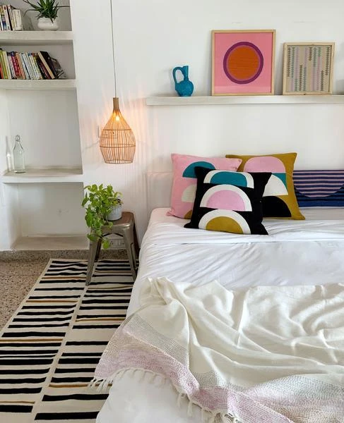 Leah Singh Eva Wool Throw Blanket - Rose Home Goods 4 Leah Singh Eva Wool Throw Blanket - Rose Home Goods