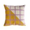 Leah Singh Diagonal Grid Reversible Throw Pillow Cover 2 Leah Singh Diagonal Grid Reversible Throw Pillow Cover