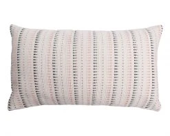 Leah Singh Home Goods Lisbon Lumbar Pillow Cover - Tiny Triangles