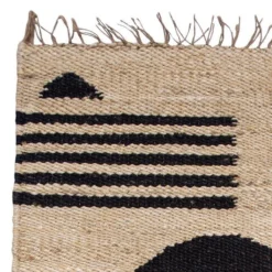 Leah Singh Lola Jute Rug - Circle + Lines 8 Leah Singh Lola Jute Rug - Circle + Lines