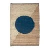 Leah Singh Home Goods Margeaux Circle Jute Rug - Blue 1 Leah Singh Home Goods Margeaux Circle Jute Rug - Blue