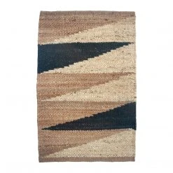 Leah Singh Margeaux Landscape Jute Rug - Black