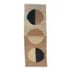 Leah Singh Margeaux Moon Jute Runner Rug - Black Home Goods