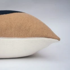 Leah Singh Marianne Circle Wool Throw Pillow Cover - Black Home Goods