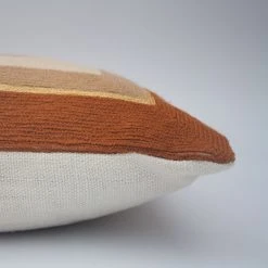 Leah Singh Marianne Wool Lumbar Pillow Cover - Ochre Home Goods