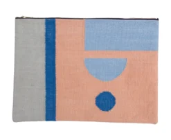 Leah Singh Olivia Drops Clutch - Peach Handcrafted