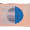 Leah Singh Olivia Stripe Clutch - Peach