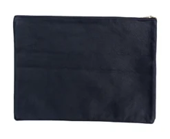 Leah Singh Handcrafted Olivia Triangle Clutch - Ochre