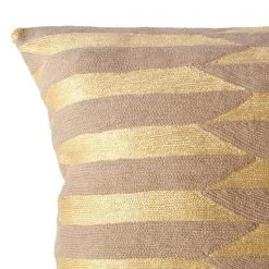 Leah Singh Scarpa Circus Wool Throw Pillow Cover - Mauve