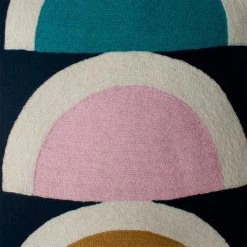 Leah Singh Viola Wool Throw Pillow Cover - Black Home Goods