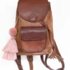 Purse & Clutch Leather Backpack - Russet Brown Handcrafted 2 Purse & Clutch Leather Backpack - Russet Brown Handcrafted