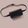 Purse & Clutch Leather Belt Bag - Charcoal 1 Purse & Clutch Leather Belt Bag - Charcoal