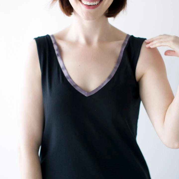 Leena & Lu BIPOC Owned Pima Long Dress - Black 6 Leena & Lu BIPOC Owned Pima Long Dress - Black