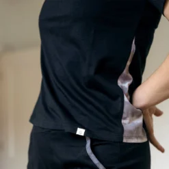 Leena & Lu Pima Short Sleeve Tee - Black BIPOC Owned