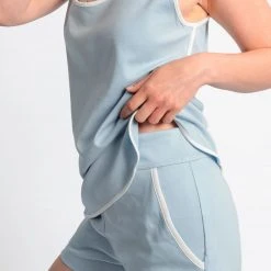 Leena & Lu Pima Tank And Short Pajama Set New Arrivals 23 Leena & Lu Pima Tank And Short Pajama Set New Arrivals