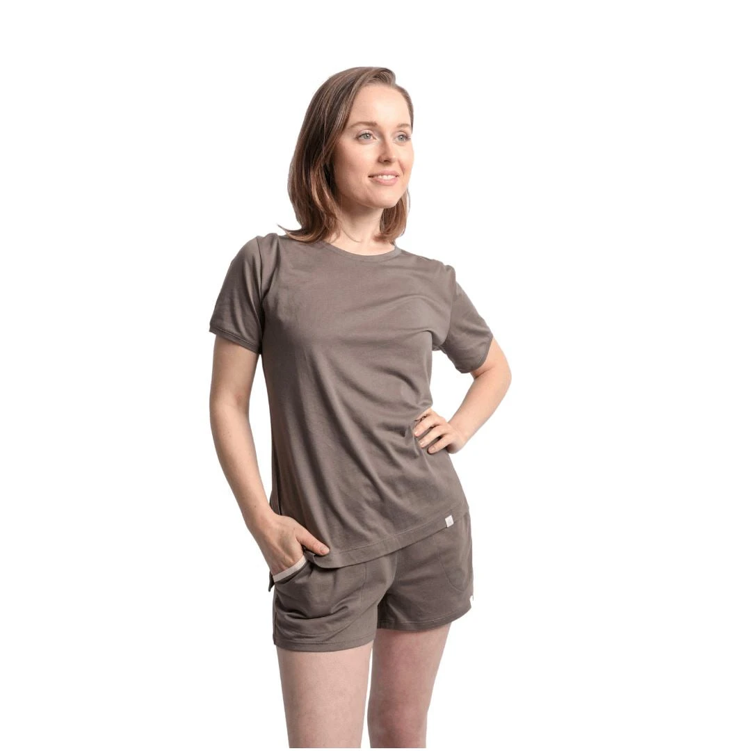 Leena & Lu Pima Tee And Short Pajama Set 9 Leena & Lu Pima Tee And Short Pajama Set