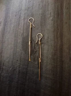 L.Greenwalt Jewelry Best Sellers Sleek Quill Earrings