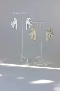 L.Greenwalt Jewelry Abstract Monstera Earrings Special Occasion