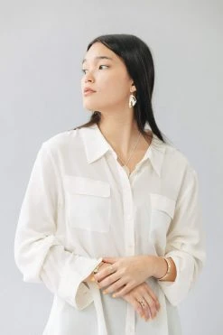 L.Greenwalt Jewelry Abstract Monstera Earrings Special Occasion