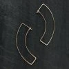 L.Greenwalt Jewelry Curve Gold Earrings 2 L.Greenwalt Jewelry Curve Gold Earrings