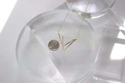 L.Greenwalt Jewelry Acute Triangle Necklace