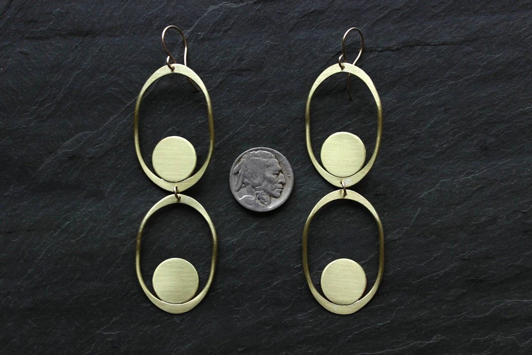 L.Greenwalt Jewelry Saturnia Earrings - Long 7 L.Greenwalt Jewelry Saturnia Earrings - Long