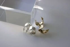 L.Greenwalt Jewelry Euphorbia Hoop Earrings