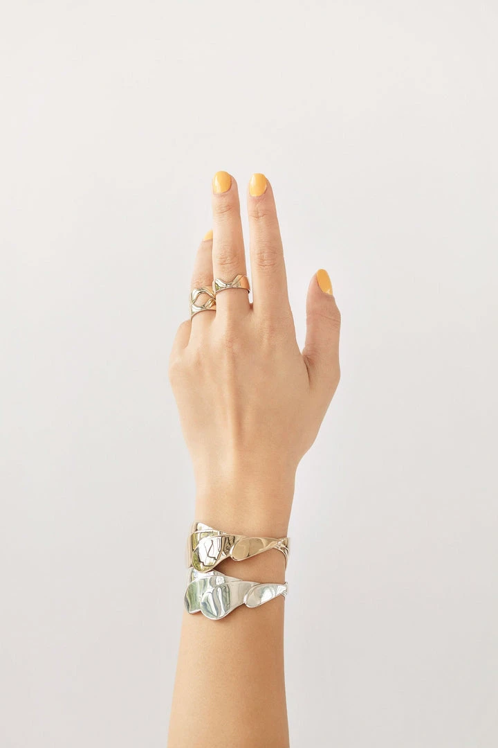 L.Greenwalt Jewelry Special Occasion Monstera Gap Ring 4 L.Greenwalt Jewelry Special Occasion Monstera Gap Ring