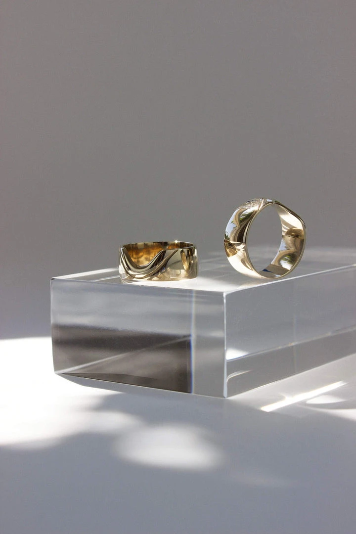 L.Greenwalt Jewelry Special Occasion Monstera Gap Ring 8 L.Greenwalt Jewelry Special Occasion Monstera Gap Ring