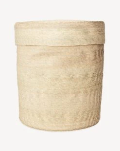 Minna Lidded Palm Basket 23 Minna Lidded Palm Basket