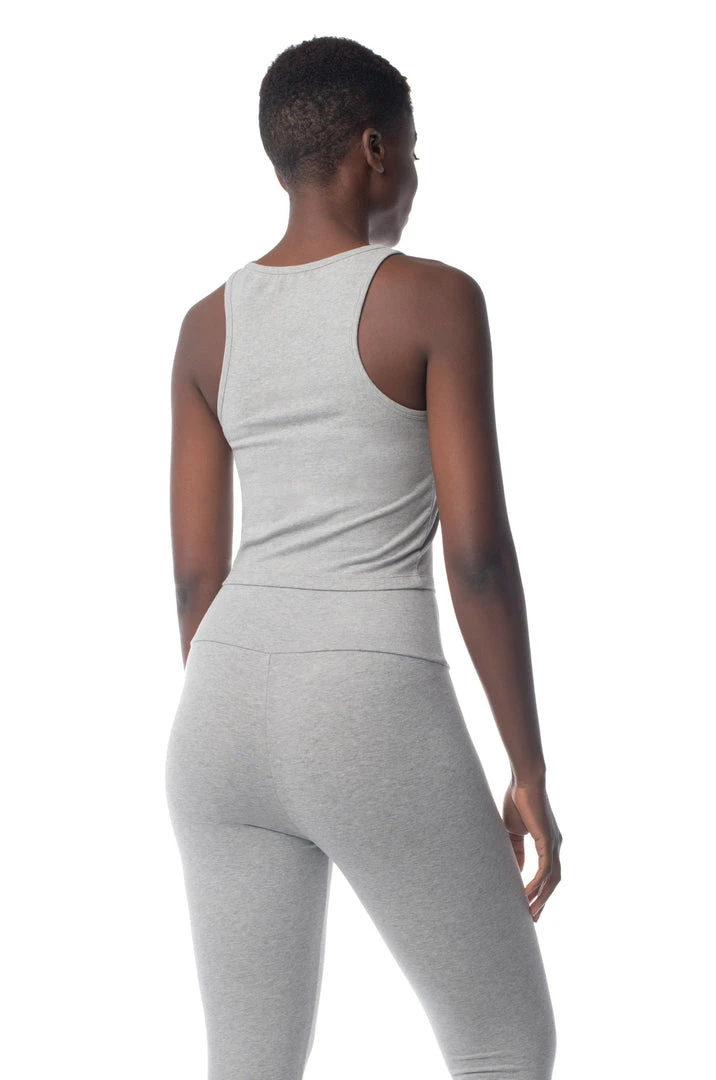 Synergy Organic Clothing Lighten Tank - Heather Gray 4 Synergy Organic Clothing Lighten Tank - Heather Gray