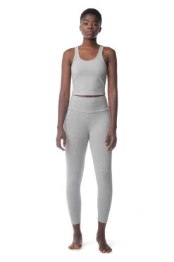 Synergy Organic Clothing Lighten Tank - Heather Gray 8 Synergy Organic Clothing Lighten Tank - Heather Gray