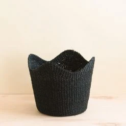 LIKHÂ Black Scallop Basket Home Goods