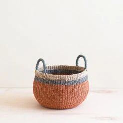 LIKHÂ Coral Tabletop Basket With Handles