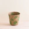 LIKHÂ Home Goods Palm Embroidered Basket