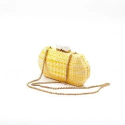 LIKHÂ Yellow Shibori Pattern Clutch 13 LIKHÂ Yellow Shibori Pattern Clutch