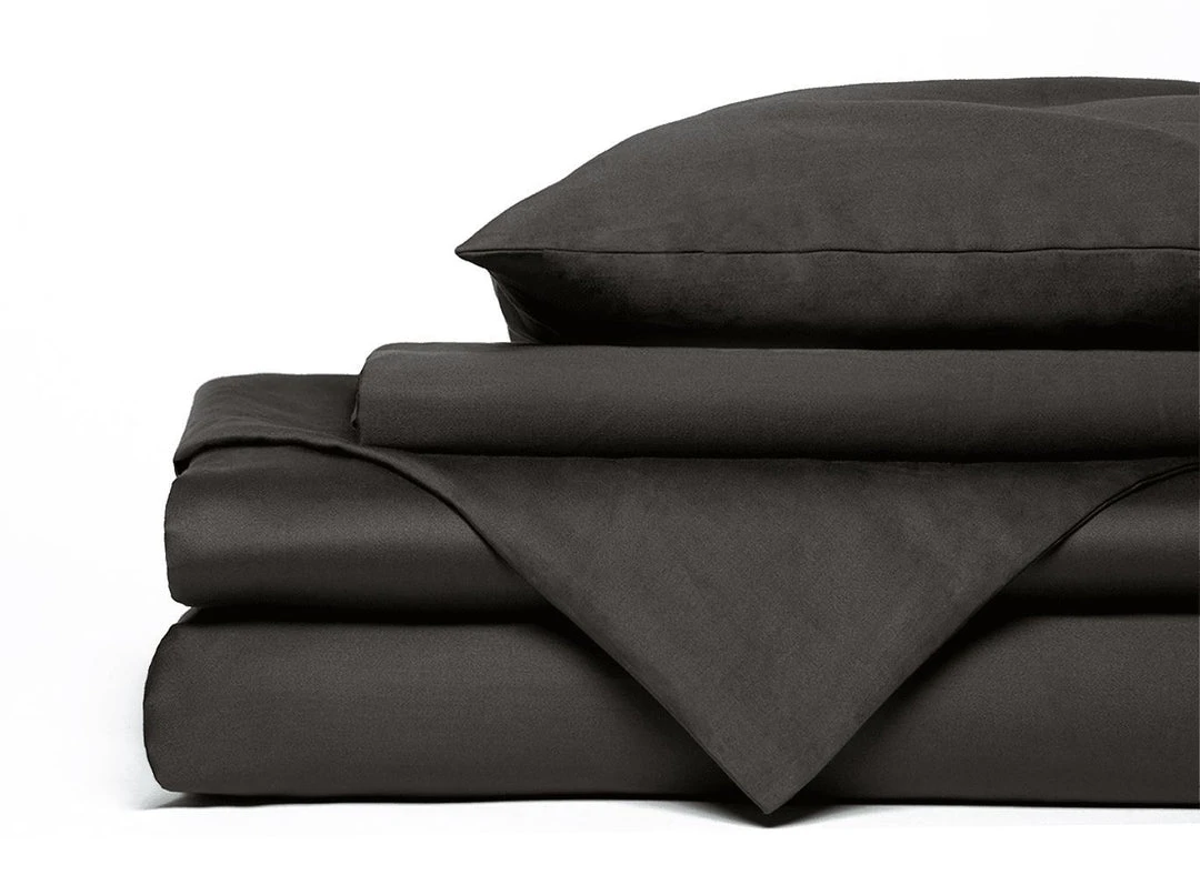 Looma Sateen Sheet Set - Charcoal 10 Looma Sateen Sheet Set - Charcoal