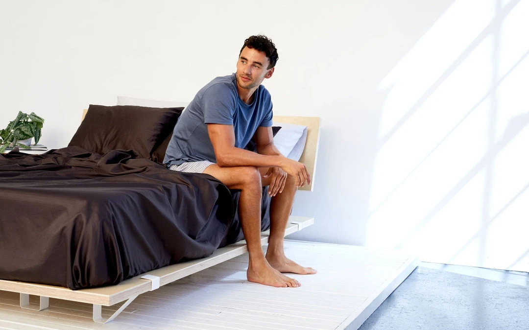 Looma Sateen Sheet Set - Charcoal 7 Looma Sateen Sheet Set - Charcoal