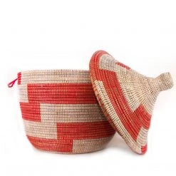 Mbare Low Patterned Hamper Basket Home Goods